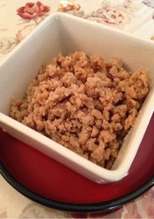 鶏そぼろストック-レシピのメイン写真