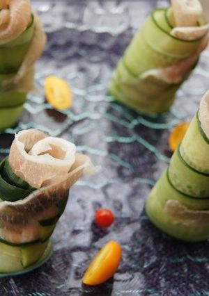 生ハムとクリームチーズのきゅうりロール-レシピのメイン写真
