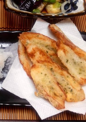 残ったお好み焼き粉で、ちくわの磯辺揚げ-レシピのメイン写真