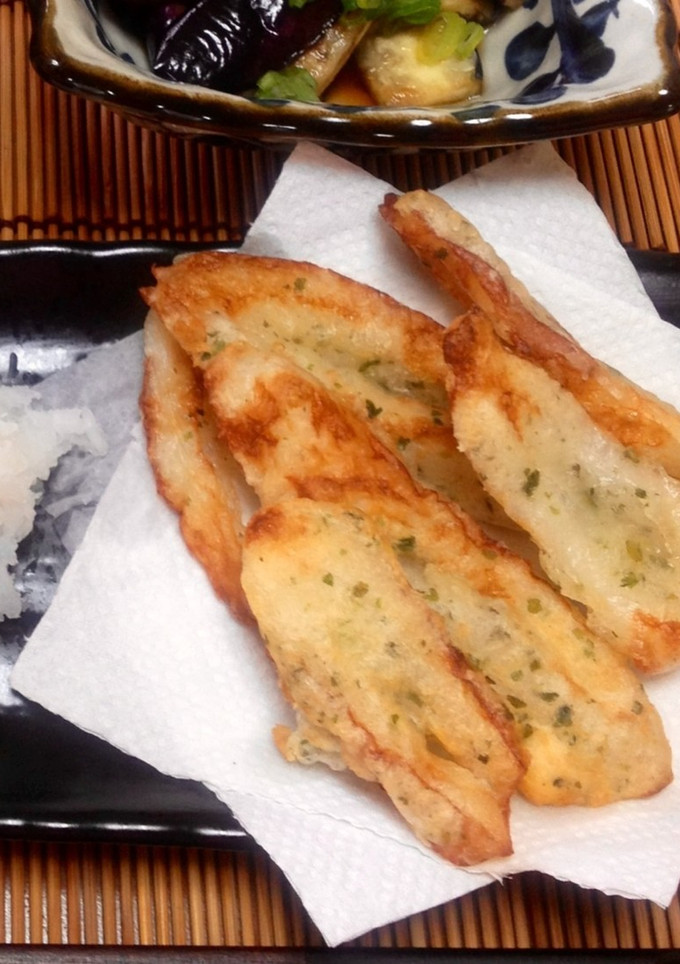残ったお好み焼き粉で、ちくわの磯辺揚げ-レシピのメイン写真