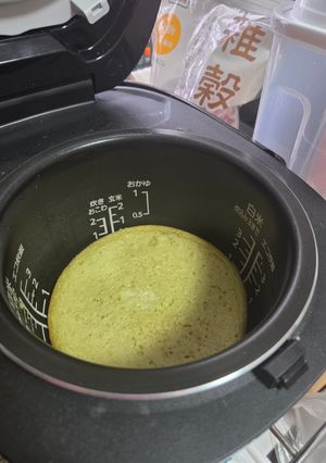 炊飯器で作る抹茶風味のパンケーキ-レシピのメイン写真