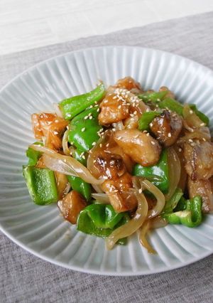 ご飯に合う！ぶりとピーマンの生姜醬油炒め-レシピのメイン写真
