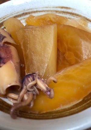 味しみ大根が絶品！やわらかイカ大根の煮物-レシピのメイン写真