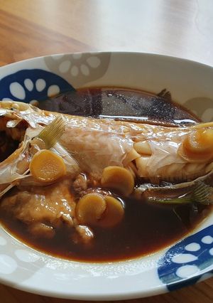 白身魚(ウマヅラ.カワハギ等)の煮付け-レシピのメイン写真