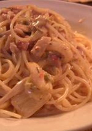 白菜増量！キムチクリームパスタ-レシピのメイン写真