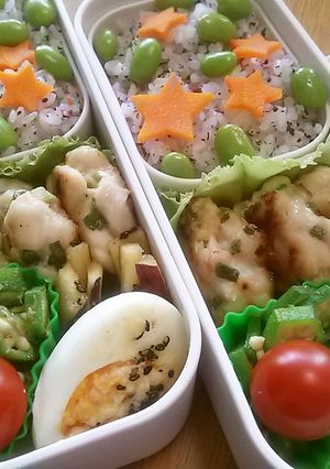 お弁当に♪鶏むね簡単ねぎチーズバーグ-レシピのメイン写真