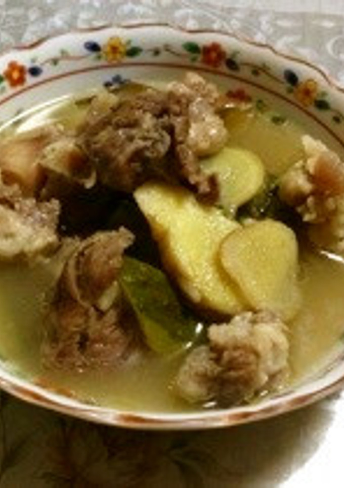 胡瓜と茄子の中華風牛すじ煮込み-レシピのメイン写真