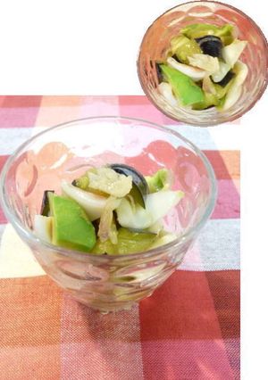 アボカドとなす＆いかのみょうが和え-レシピのメイン写真
