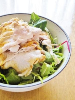 簡単カフェご飯★豚しゃぶサラダごはん-レシピのメイン写真