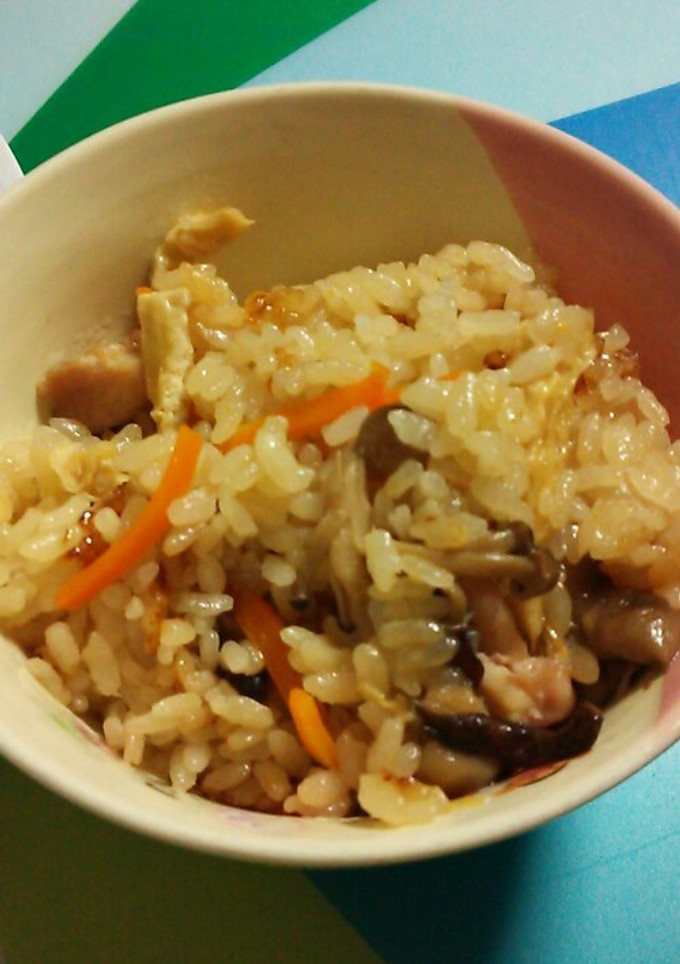簡単！きのこの五目炊き込みご飯-レシピのメイン写真