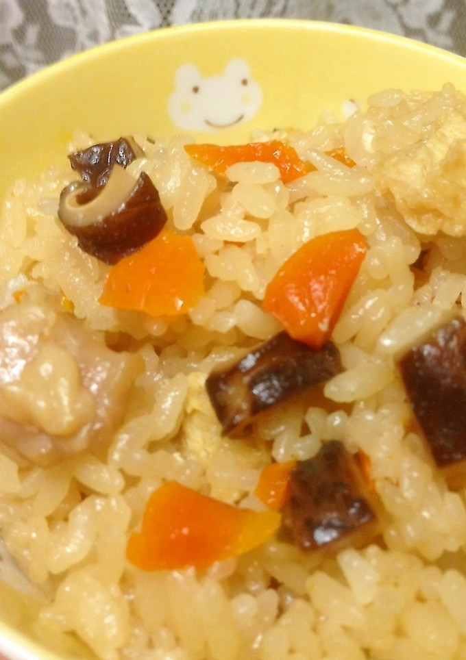 鶏ごぼうの炊き込みご飯-レシピのメイン写真
