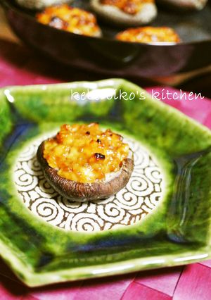 醤油麹チーズソースをのせて椎茸の焼いたん-レシピのメイン写真