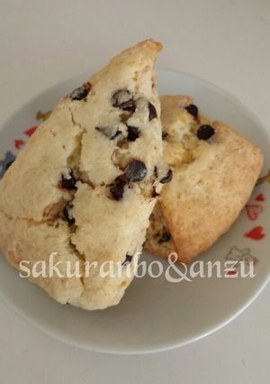 チョコチップスコーン-レシピのメイン写真