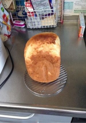 普通のHBでメイプルご飯パン-レシピのメイン写真