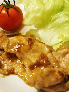 豚肉の梅照り焼き-レシピのメイン写真