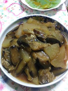 茄子と冬瓜のとろとろ煮-レシピのメイン写真