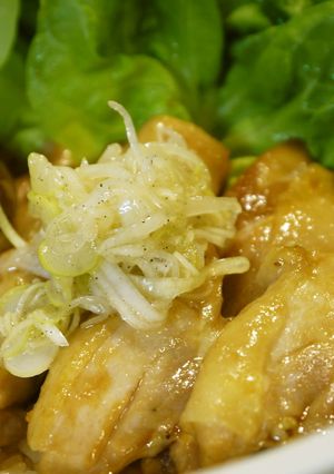 簡単カフェごはん☆鶏もも肉ねぎ塩ダレ-レシピのメイン写真