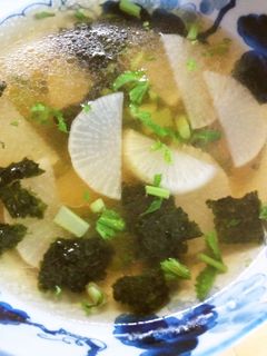 大根と海苔のスープ-レシピのメイン写真