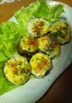 しいたけのマヨチーズ焼き-レシピのメイン写真