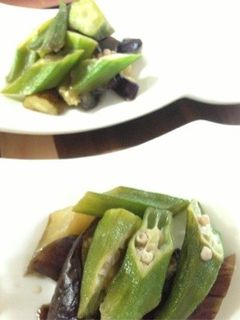 簡単☆ナスとオクラの煮びたし-レシピのメイン写真
