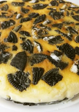 オレオたっぷり濃厚ベイクドチーズケーキ-レシピのメイン写真