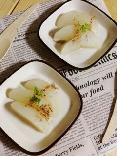 梨のコンポート-レシピのメイン写真