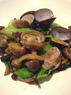 アサリと青梗菜とシメジのバター炒め-レシピのメイン写真