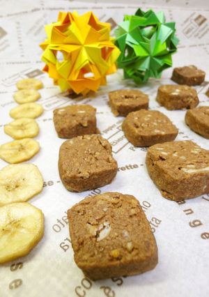 ✪バナナチップスでバナチョコクッキー✪-レシピのメイン写真