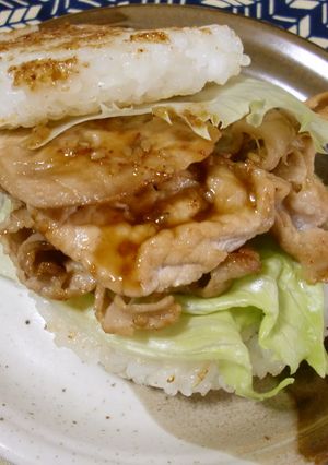 焼肉ライスバーガー-レシピのメイン写真