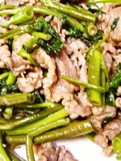筒菜と牛肉のオイスター炒め-レシピのメイン写真