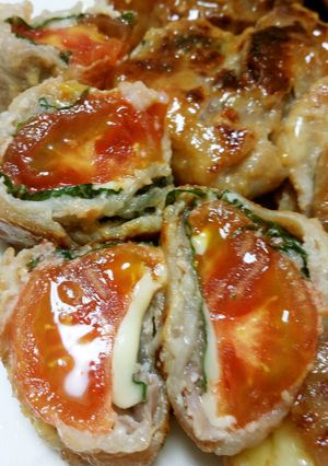 トマトの豚肉巻き-レシピのメイン写真
