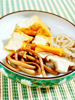 ぜんまい・厚揚げと糸こんにゃくの煮物♪-レシピのメイン写真