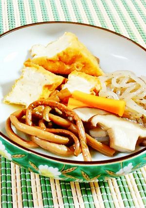 ぜんまい・厚揚げと糸こんにゃくの煮物♪-レシピのメイン写真