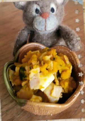 かぼちゃのチーズサラダ-レシピのメイン写真