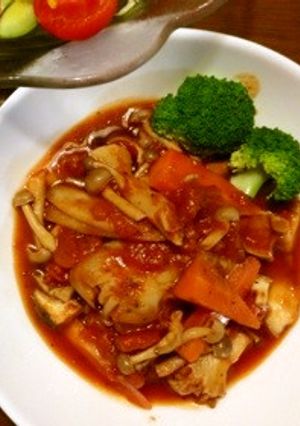 根菜、きのこ入りロールキャベツのトマト煮-レシピのメイン写真