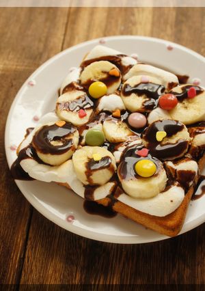 *おやつにも♥チョコバナナ・トースト♪-レシピのメイン写真