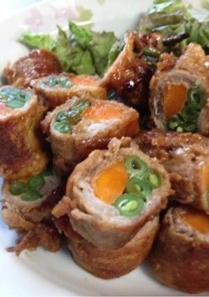 豚ロース野菜巻-レシピのメイン写真