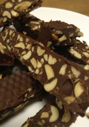 超簡単☆板チョコナッツバー-レシピのメイン写真