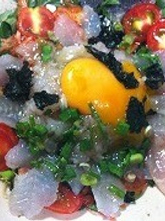 白身魚のユッケ風-レシピのメイン写真