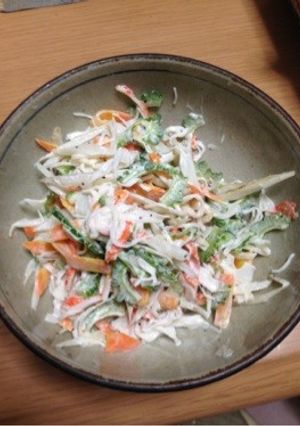 ゴーヤと根菜のサラダ-レシピのメイン写真