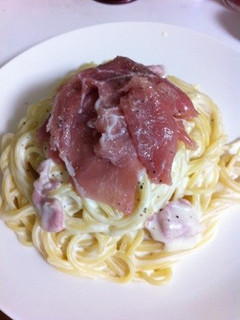 クリームチーズと生ハムのパスタ-レシピのメイン写真