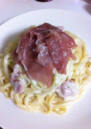 クリームチーズと生ハムのパスタ-レシピのメイン写真