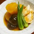 鶏のささみとサツマイモの簡単☆治部煮風