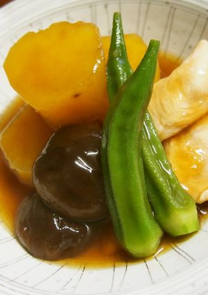 鶏のささみとサツマイモの簡単☆治部煮風-レシピのメイン写真