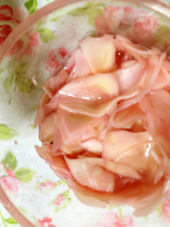 ろこさんちの紅生姜は蜂蜜と梅酢入れました-レシピのメイン写真