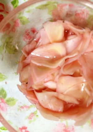 ろこさんちの紅生姜は蜂蜜と梅酢入れました-レシピのメイン写真