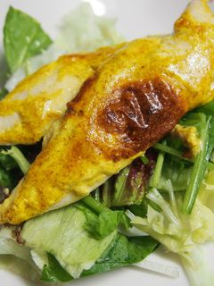 鶏ささみのしっとりカレーマヨ焼き-レシピのメイン写真