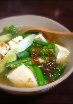 豆腐でヘルシー☆もずくスープ-レシピのメイン写真