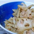 蓮根とシーチキンのきんぴら