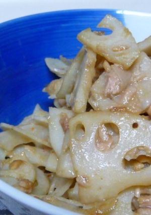 蓮根とシーチキンのきんぴら-レシピのメイン写真